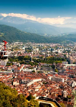 Photo de Grenoble cliquable qui renvoie sur sa page