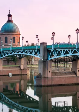 Photo de Toulouse cliquable qui renvoie sur sa page