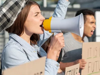 Illustration d'un Constat de grève à Villefranche-de-Rouergue